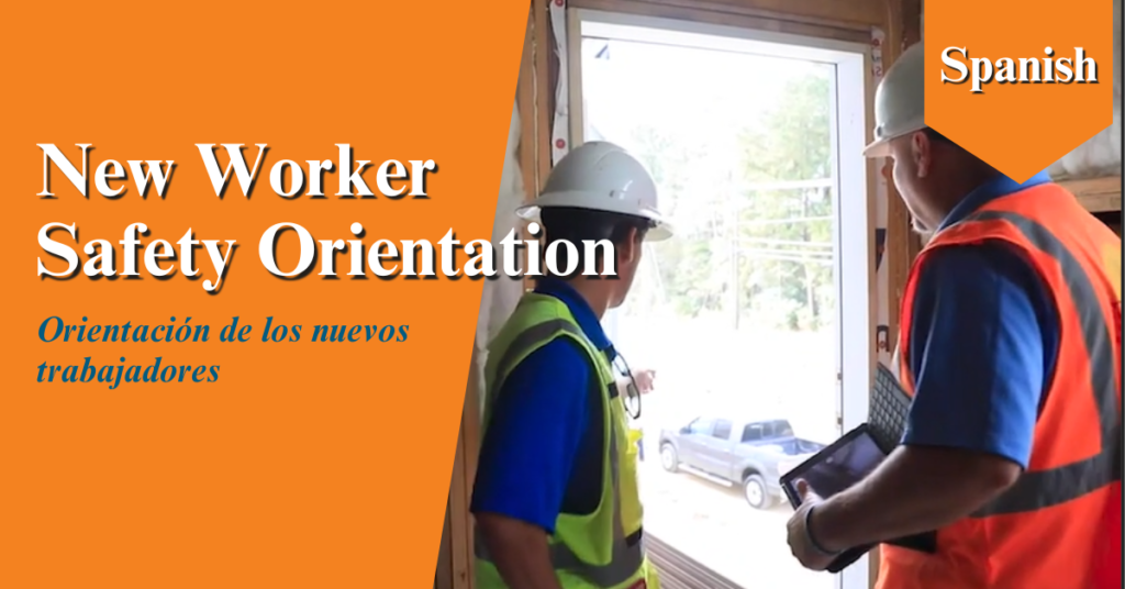 New Worker Safety Orientation Spanish